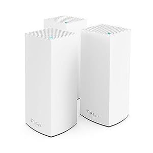 Linksys Atlas WiFi 6 Router Home WiFi Mesh System, Dual-Band, 6,000 Sq. ft Coverage, 802.11ax, 75+ Devices, Speeds up to (AX3000) 3.0Gbps – MX20MS3, 3-Pack