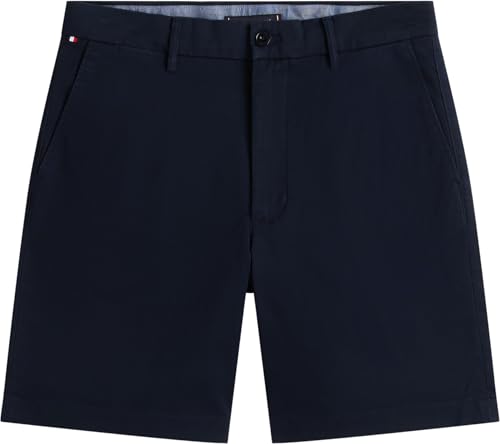 Tommy Hilfiger Herren Chino Shorts Dover Twill aus Baumwolle mit Stretch, Blau (Desert Sky), 38W – Ansicht 5
