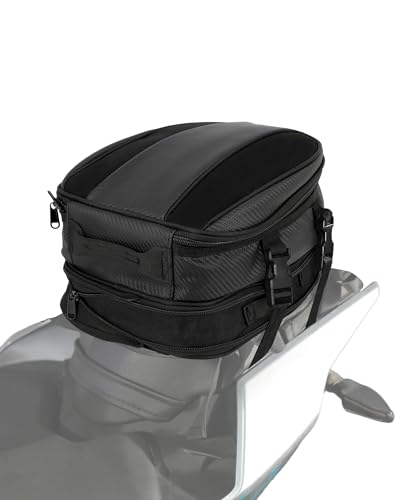 Bolsa para moto 12L doble uso universal asiento casco miniatura 1