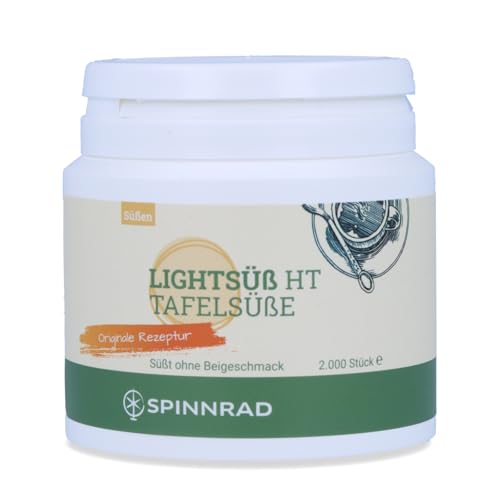 Preisvergleich Produktbild Spinnrad Lightsüß HT Süßstoff I Kalorienfreier Zuckerersatz mit hoher Süßkraft und zuckerähnlichem Geschmack I 2000 Stück Nachfüllpack
