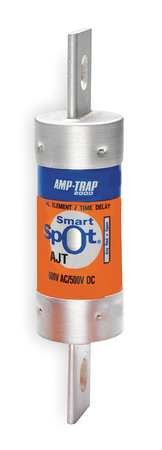 FERRAZ SHAWMUT AJT175 600 VAC/500 VDC Voltage Rating, Fuse, Dual Element, 175 AMP, 1-5/8 INCH Diameter, Class J, Blade Body Style, 5-3/4 INCH Length, TIME DELAY