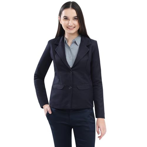 Image of Women's Formal Blazer | Regular Fit | Full Sleeve with 2 Front Pocket Ultra Light Fabric | Office /Meetings