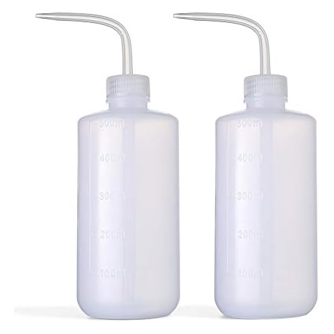 Watering Bottle Garden Tools Watering Can with Narrow Mouth Plant Flower Succulent Plastic Squeeze Bottle (500ml+500ml) Cover