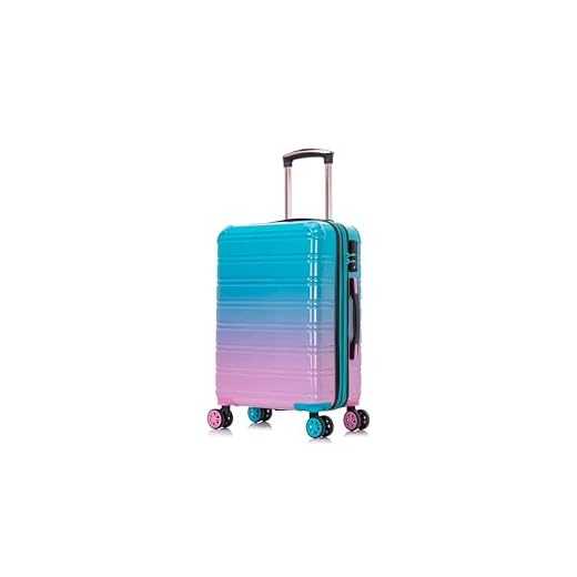 CELIMS - Valise Cabine Polycarbonate | Cadenas TSA | Valise Polycarbonate | 55 x 36 x 22 cm | Valise Légère et Résistante avec roulettes 360° | Turquoise
