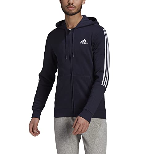 Adidas M Cut 3S FZ HD, Felpa con Cappuccio Uomo