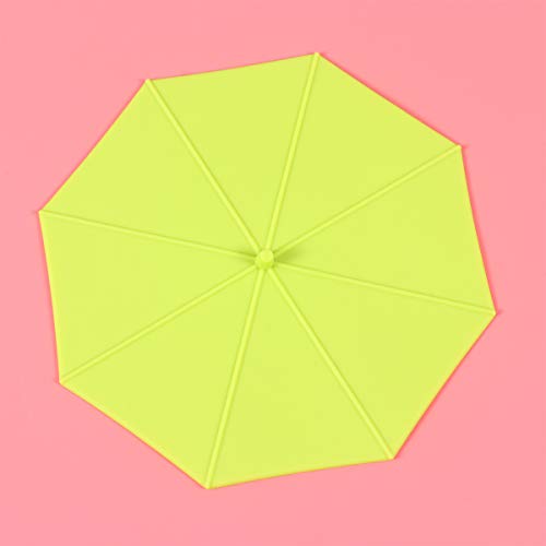 DOITOOL Caneca de café de chá, 3 peças, à prova de vazamento, tampas de silicone para copo seladas p