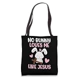 Niemand Liebt Mich So Wie Jesus Easter Rabbit Tote Bag