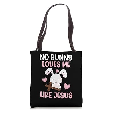 Niemand Liebt Mich So Wie Jesus Easter Rabbit Tote Bag