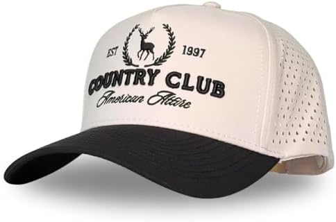 CITRUSY Athletic Trucker Golf Hat | Performance Mens 5 Panel Cap ...
