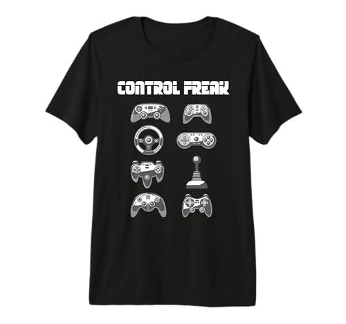 Control Freak - Funny Gaming Controller Gamer Video Games Premium T-Shirt