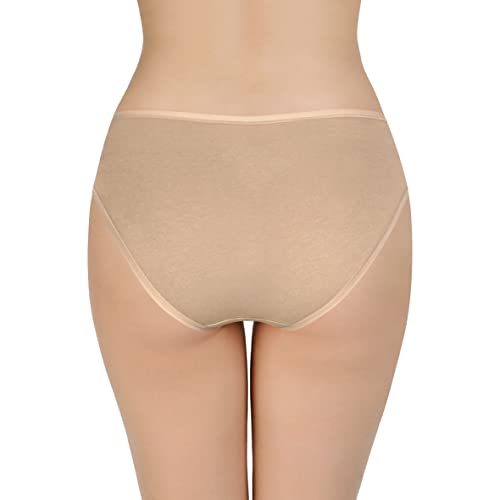 Image of Amante Solid Low Rise Cotton Bikini Panty Pack(Pack of 3)