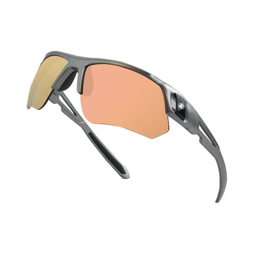 BLAITEJUS Rose Gold Lens Golf Glasses