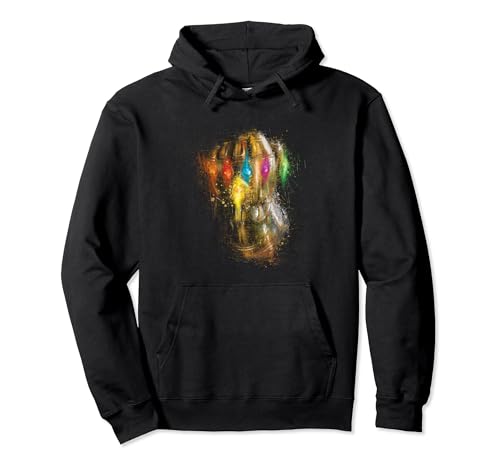 Avengers Endgame Infinity Gauntlet Warlord Splatter Pullover Hoodie