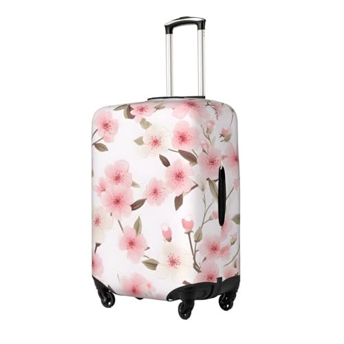 Pink Cherry Luggage covers for Suitcase Japanese Flower Floral Travel Luggage Cover Suitcase Protector Washable Suitcase Cover Anti Scratch Dirt Covers Fit 25-28 inch2