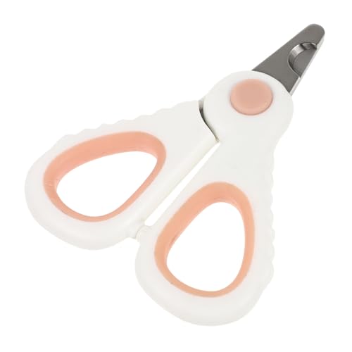 LIOOBO 1個 爪切り バリカン 犬の爪 小型犬用ネイルグラインダー クリッパー nail clippers nail cutter ペット用ハサミ ペットの爪はさみ ステンレス鋼 ピンク