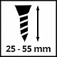 Original Einhell Magazinaufsatz für Trockenbauschrauber (zum Nachrüsten für Einhell Trockenbauschrauber, für 25-55 mm lange Schnellbauschrauben, inkl. Bit)
