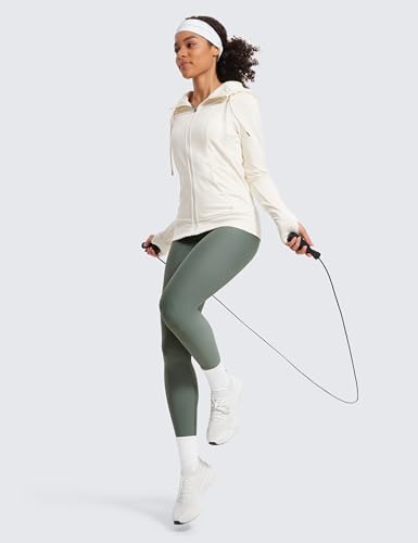 Image of CRZ YOGA Fleece Thermal Leggings 28'' | Thermal, Casual, Full Length, Winter, for Women