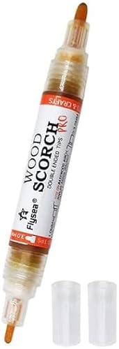 Dual Tip Wood Burning Scorch Marker 1-3mm Tip DIY Wood Projects Pyrography