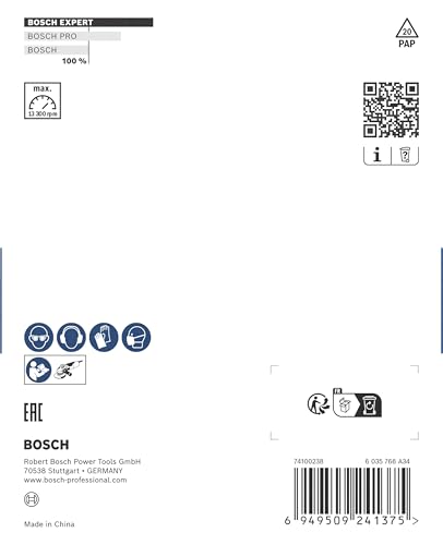 Bosch 1x EXPERT Multi Material Carbide-Topfscheibegrob (für Farbe auf Holz, Ø 115 mm, grob, Professional Zubehör Kleiner Winkelschleifer)