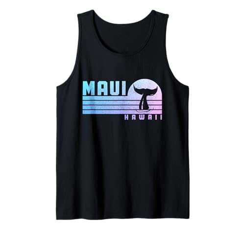 Surfista hawaiano vintage de Maui Hawaii Camiseta sin Mangas