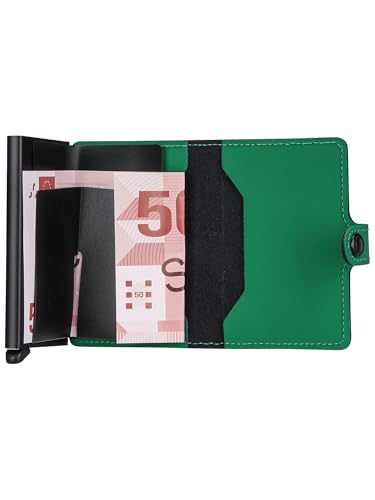 Image of Secrid Unisex Mini Wallet Travel Accessory Card Holder Envelope, Bright Green, 10,2 x 6,5 x 2,1 cm, Classic