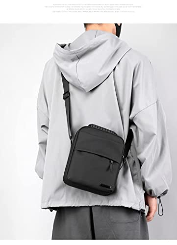 Skycare Sling Crossbody Bag Small Shoulder Backpack for Men Chest Bags Casual Daypack for Business Travel Cycling (Black)