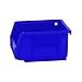 Durham PB30210-52-PKG Plastic, Hook-On-Bin, 4 X 5 X 3, Blue, PKG OF 24