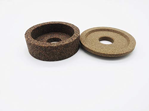 Mcm Service Coppia Mole Smeriglio Affilatoio Affila Lama Ø51-12-8Mm Gt/ Ø50-7-8Mm Fc Made In Italy