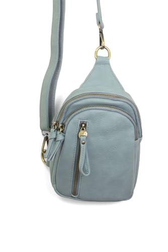 Image of Joy Susan Skyler Sling Bag: Vegan Leather, Zippered Closure, Brass Plated Hardware
