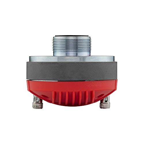 DS18 PRO-DR1P 1" Twist On Throat Bluetooth Compression Driver With 1" Phenolic Voice Coil 240 Watts 8-Ohm - Extremely Loud Pro Car Audio - Set Of 1 Tweeter