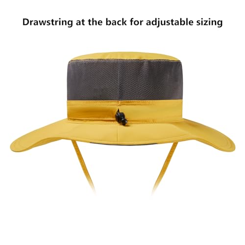 Image of BASSDASH UPF 50+ Sun Fishing Hat Water Resistant with Detachable Neck Flap