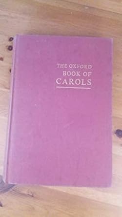 The Oxford Book of Carols (Music Edition) Dearmer, Percy, Williams, R