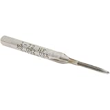 Hertel Straight Flute Tap, #1-72 UNF, 2 Flute, Plug Chamfer, 2B Class of Fit, High-Speed Steel, Bright/Uncoated Finish, 3/8