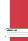 Vokabelheft: Vokabelbuch Liniert Zweispaltig - Für Schulkinder und Erwachsene - Italienische Flagge