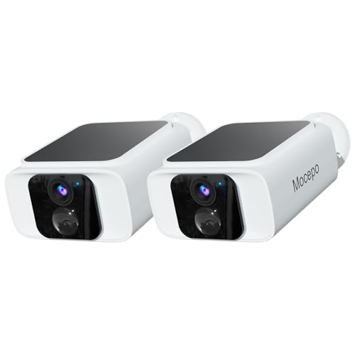 Image of Solar Security Cameras Wireless Outdoor 4MP -2.4G&5G Solar Camera Outdoor Wireless, Cameras for Home Security with Integrated Solar Panel, Color Night Vision