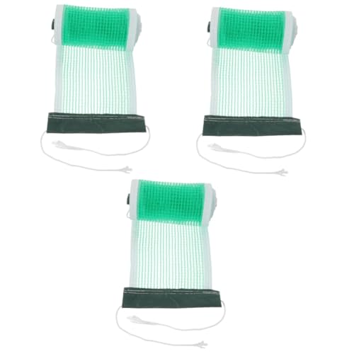 Yardwe 3pcs Table Tennis Net Replacement for Outdoor Indoor Pong Net Poles Bright Design