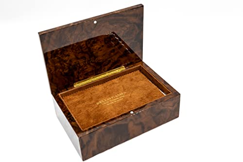 Juego de dominó luxury jumbo en estuche de madera miniatura 4