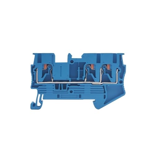 Connecteurs PT2.5-TW à 3 broches lot de 10 borniers bleu pour rail DIN