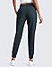 CRZ YOGA All Day Comfy Joggers for Women Golf Work Casual Hiking Travel Pants with Pockets True Navy Small