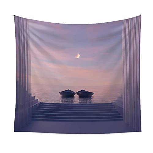 WANGLXST Wandteppich, aus Weiches Mikrofaser Stoff Wand Dekoration für Schlafzimmer, Natur Wandteppich und Tagesdecke, 180 * 230CM Cover