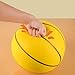 DYNWAVE Silent Basketball,with Hoop Sports Ball,Indoor Training Ball,Portable Low Noise Bouncy Ball,Children Toys Ball,for Party Gift, Orange
