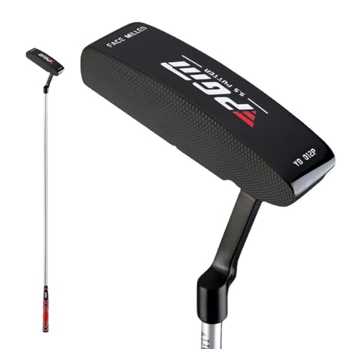 LKYLGYU Left Right Handed Golf Putter Blade Style 3 Degree Loft Steel Shaft Men Women Stainless Steel Head Precision Control Putting Club Green Practice Sports Game Improver