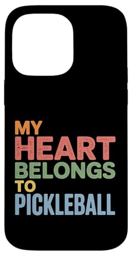 My Heart Belongs To Pickleball �p�h���v���[���[ - �X�}�z�P�[�X iPhone 14 Pro Max �p