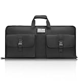 lollwolf 28 inch Rifle Case Soft, Rifle Bag Lightweight, Gun Case with Two Buckle Pockets, Wall...