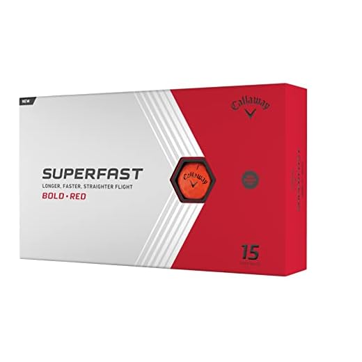 Callaway Golf Superfast Bold Golf Balls, Red