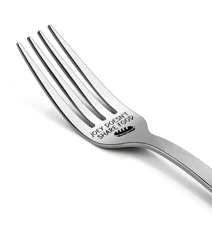 JCHCAMRY Joey Doesn't Share Food Dinner Fork,Friends Tv Show Merchandise,Friends Tv Fans Fork for Women,Men, Friends,Sister Birthday Christmas Graduation Thanksgiving Day Gifts