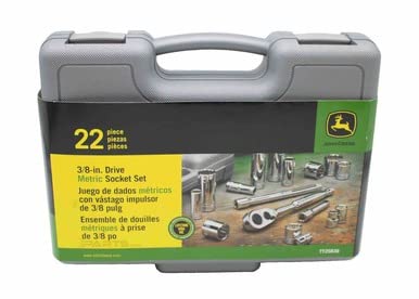 Amazon.com : John Deere Metric 3/8-inch Drive 22-Piece