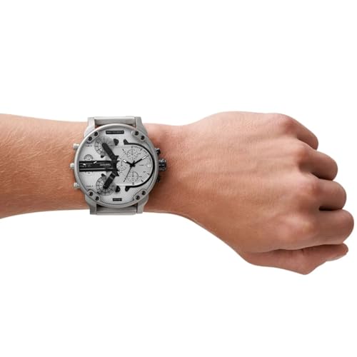 Image of Diesel Mr. Daddy 2.0 Chronograph Quartz Silver Dial Men's Watch DZ7421