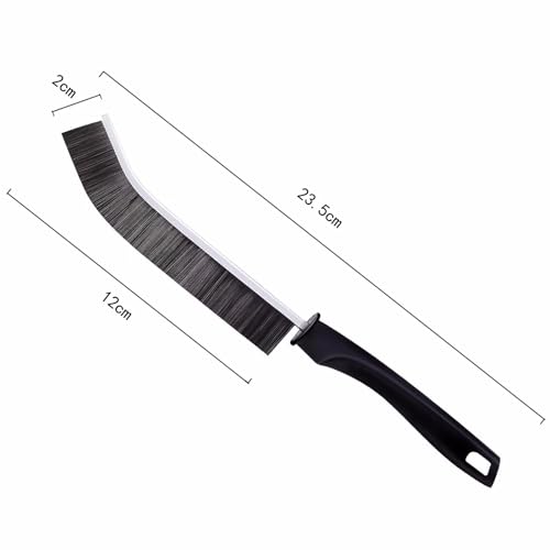 2Pcs Gap Cleaning Brush, Hard Bristle Brush for Cleaning, Crevice Cleaning Tool Multifunctional Brushes for Household Use, for Shutter Door Window Track Kitchen and The Dead Corners of Bathroom Tiles - Image 3