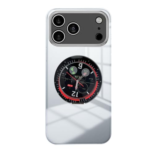 UOWORLD | ݊iXiaomi POCO X7 PRO 5GΉP[X Ot  v X^h@\t CX[dΉ ϏՌ ^ NA Jo[(Ring J[Fbh04 Red04)